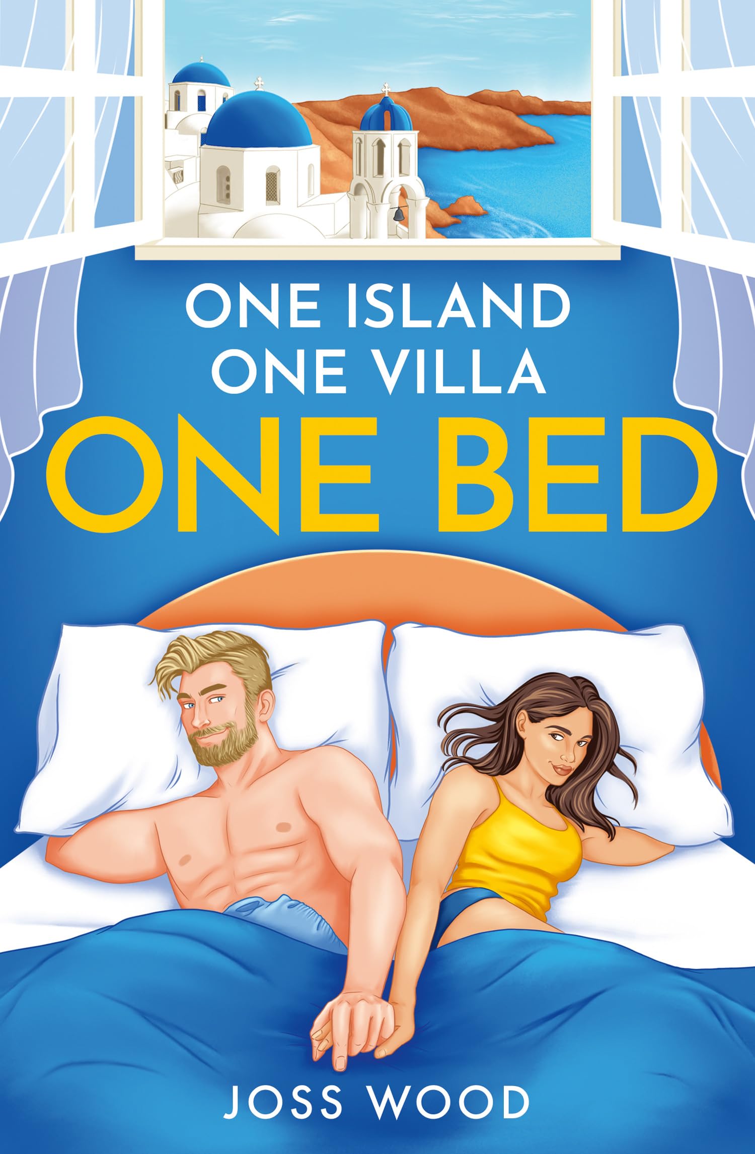 One Bed: The hottest forced proximity romance for 2025 set in Santorini!
