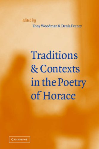 Tradition Contexts Poetry of Horace