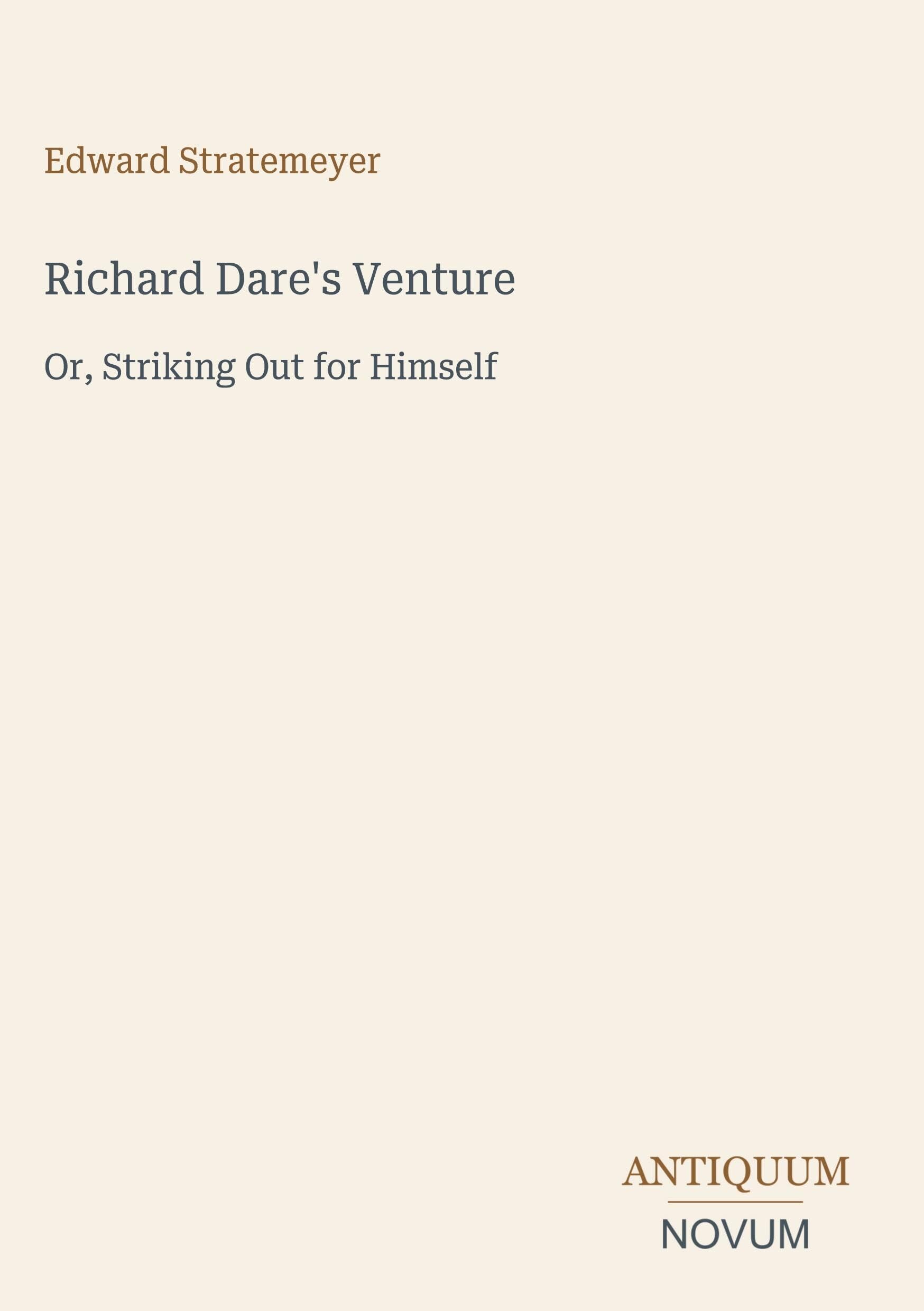 Richard Dare's Venture