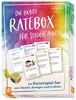 Die bunte Ratebox für Senioren und Seniorinnen Ein Kartenspiel-Set zum Rätseln, Bewegen und Erzählen