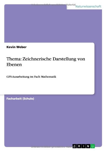 Thema: Zeichnerische Darstellung von Ebenen: GFS-Ausarbeitung im Fach Mathematik