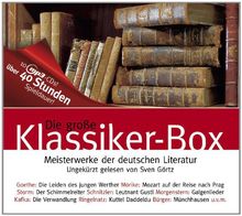 Die Große Klassiker-Box.40 St.auf 10 Mp3-Cds: Meisterwerke der deutschen Literatur