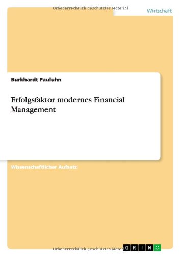 Erfolgsfaktor modernes Financial Management