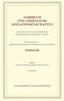 Jahrbuch für christliche Sozialwissenschaften
