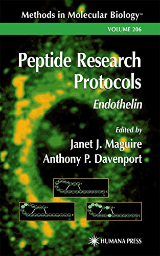 Peptide Research Protocols: Endothelin (Methods in Molecular Biology, 206, Band 206)