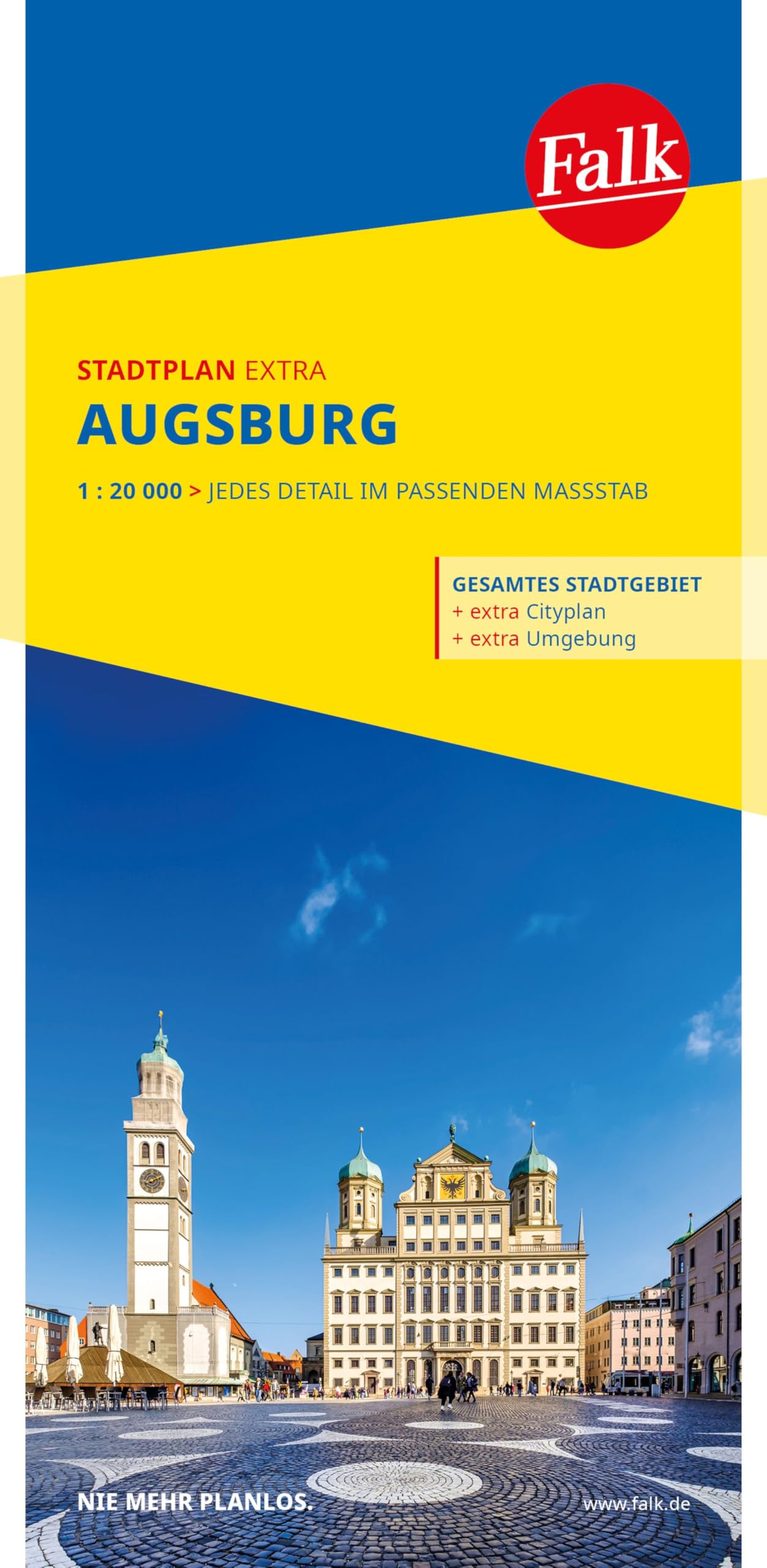 Falk Stadtplan Extra Augsburg 1:20.000