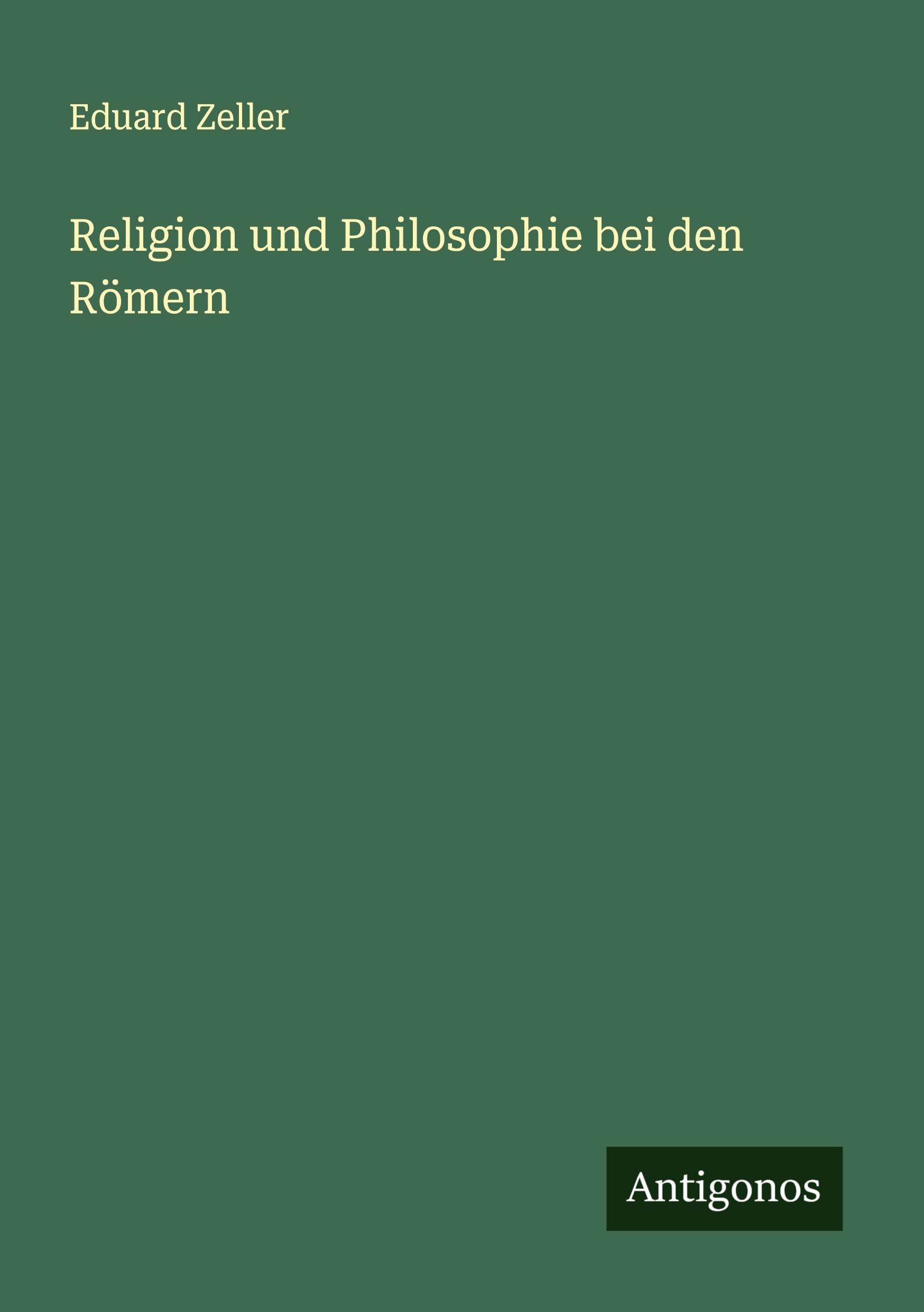 Religion und Philosophie bei den Römern