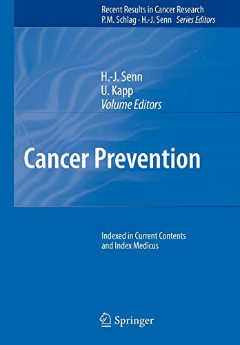 Cancer Prevention (Recent Results in Cancer Research, Band 174)