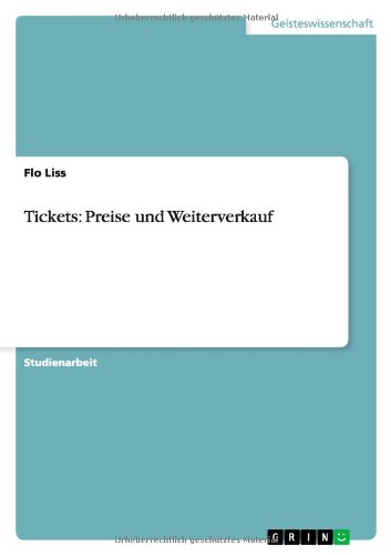 Tickets: Preise und Weiterverkauf