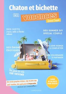 Chaton et Bichette en vacances : Spécial Couple : Cahier de vacances pour adultes