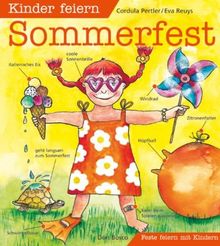 Kinder feiern Sommerfest