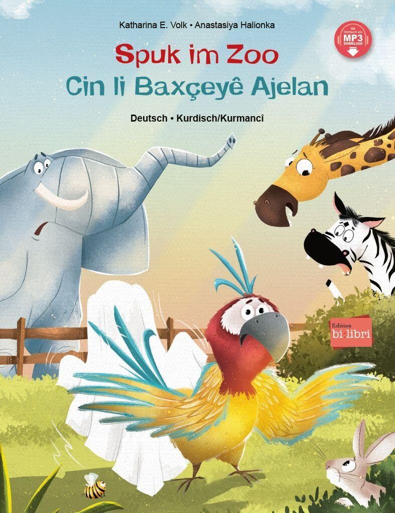Spuk im Zoo (Deutsch-Kurdisch/Kurmancî)