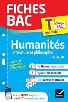 Humanités, littérature et philosophie spécialité, terminale générale : nouveau bac