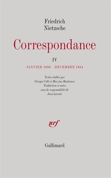 Correspondance. Vol. 4. Janvier 1880-décembre 1884