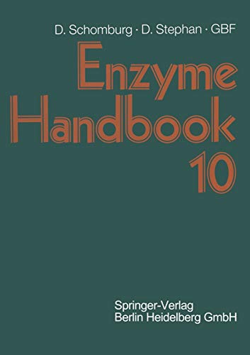 Enzyme Handbook 10: Class 1.1: Oxidoreductases