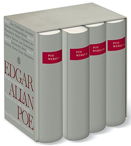 Werke in vier Bänden 4 Teile - Edgar Allan Poe Leinen