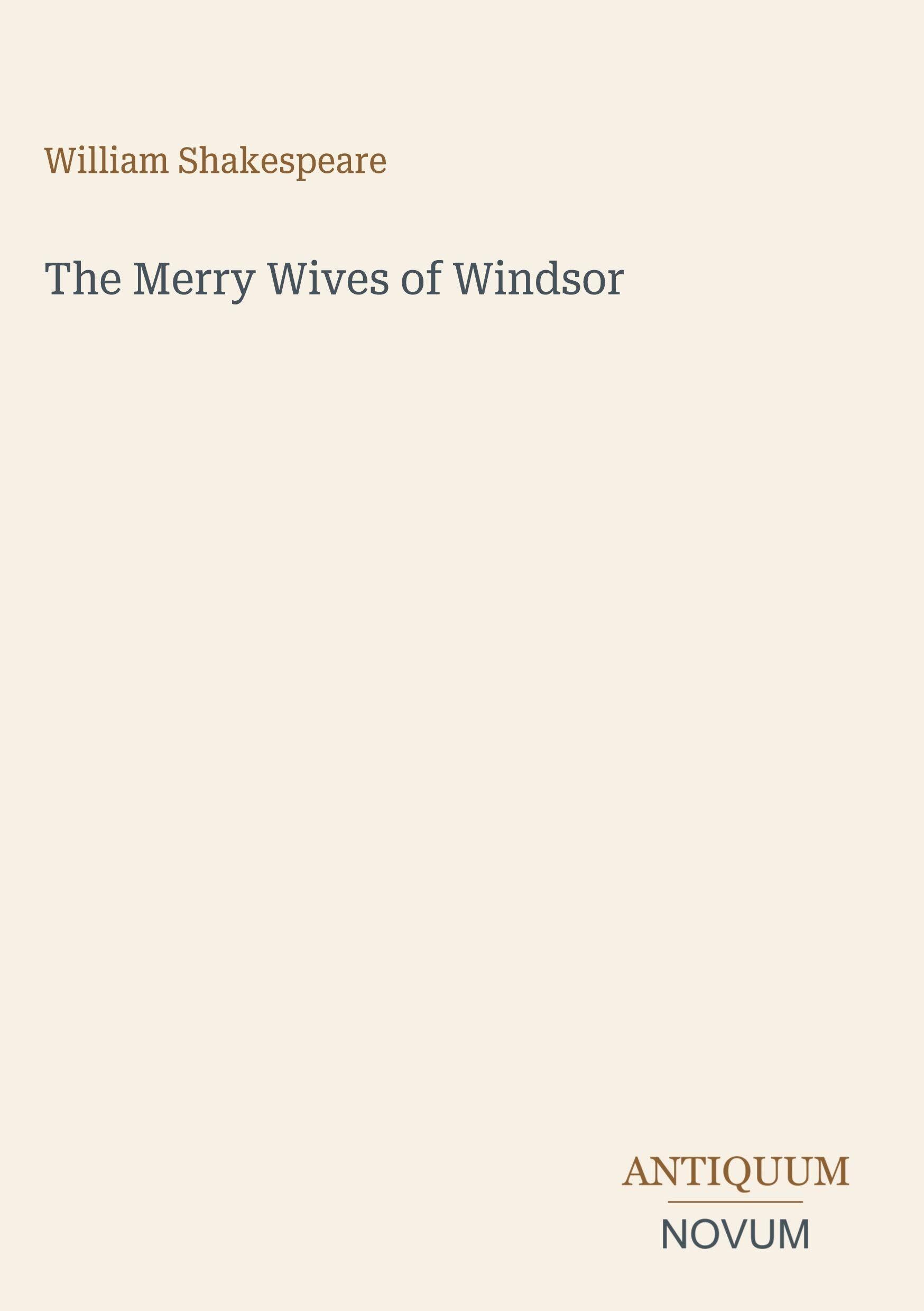 The Merry Wives of Windsor