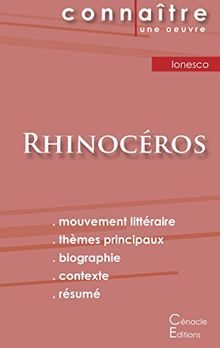 Fiche de lecture Rhinocéros de Eugène Ionesco (Analyse littéraire de référence et résumé complet)