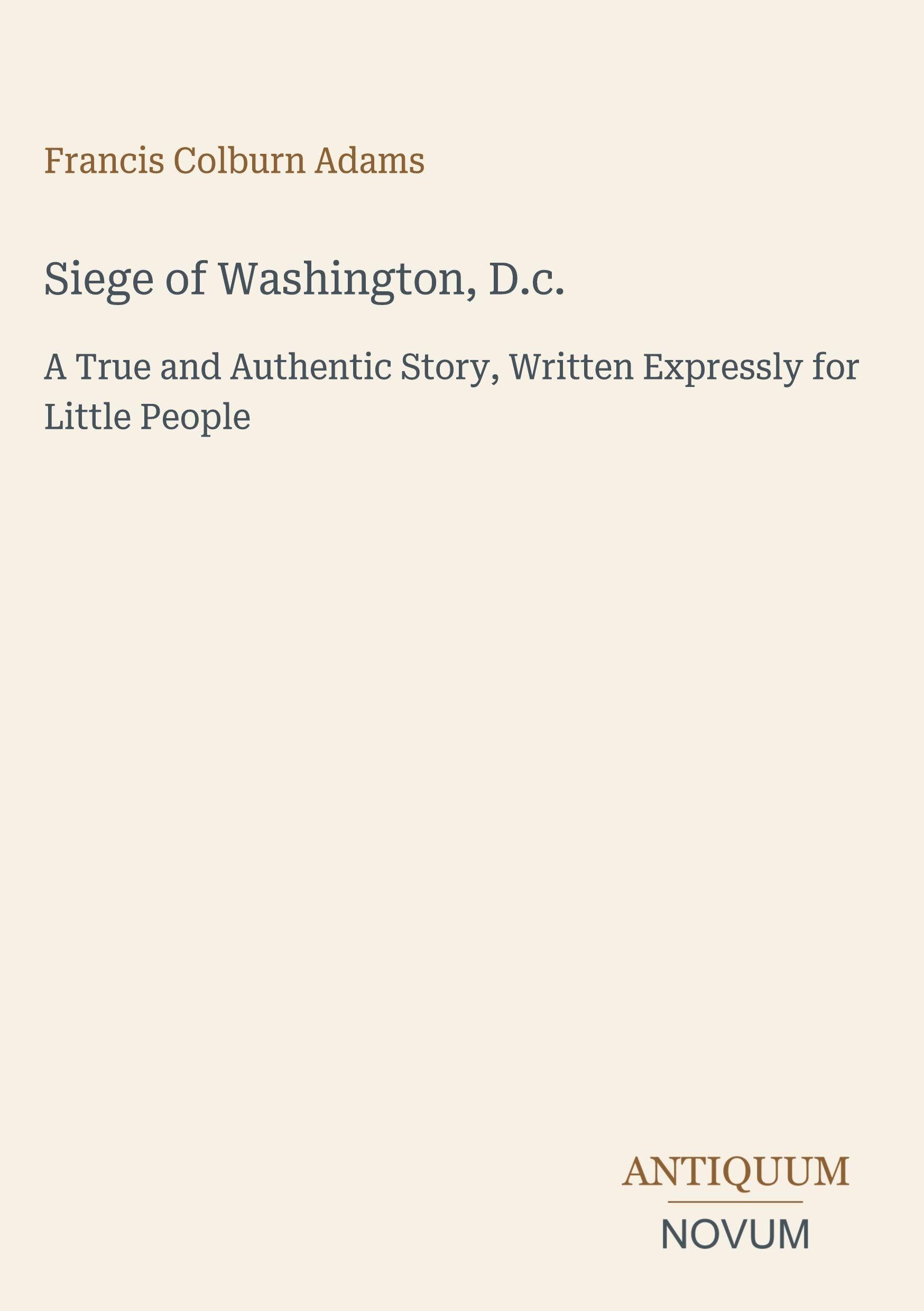 Siege of Washington, D.c.