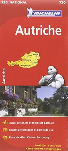 Carte Autriche Michelin