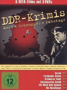 DDR Krimis (6 Filme - 3 DVDs / Razzia, Treffpunkt Aimee, Schwarzer Samt, Leichensache Zernik, Für Mord kein Beweis, Die Beteiligten)