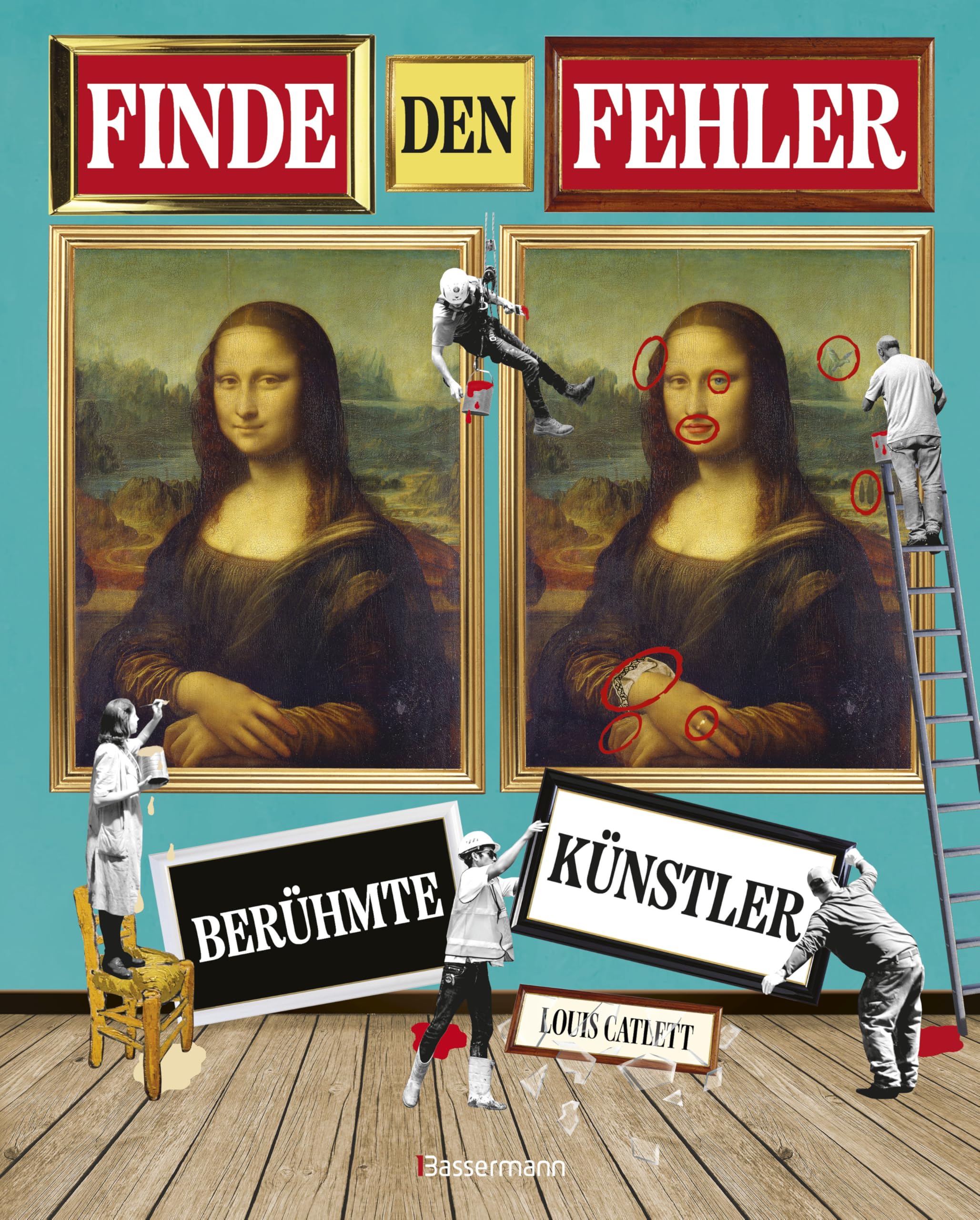Finde den Fehler - Berühmte Künstler - Bilderrätsel mit 30