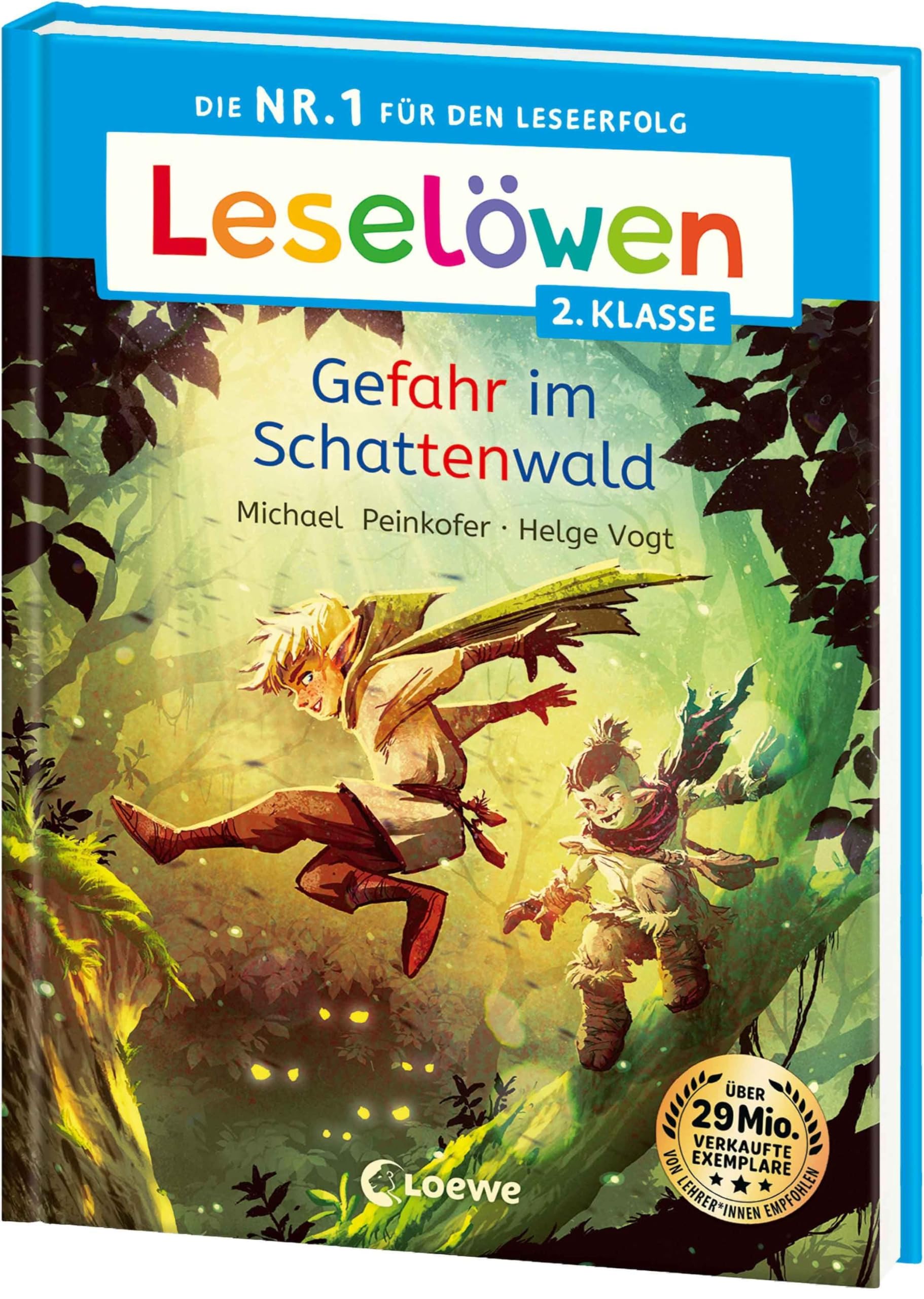 Leselöwen 2. Klasse - Gefahr im Schattenwald: Die Nr. 1 für den Leseerfolg - Mit Leselernschrift ABeZeh - Erstlesebuch für Kinder ab 7 Jahren