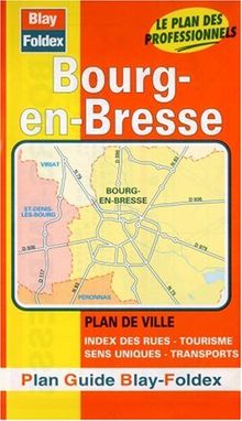 Plan de ville : Bourg-en-Bresse (avec un index)