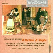 Rossini: Il Barbiere di Siviglia (Gesamtaufnahme) von Leger  | CD | Zustand neu
