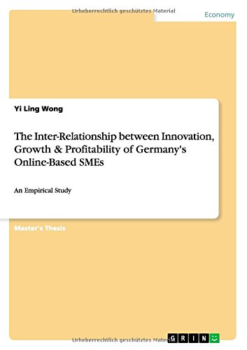 The Inter-Relationship between Innovation, Growth & Profitability of Germany's Online-Based SMEs: An Empirical Study