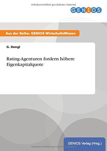 Rating-Agenturen fordern höhere Eigenkapitalquote