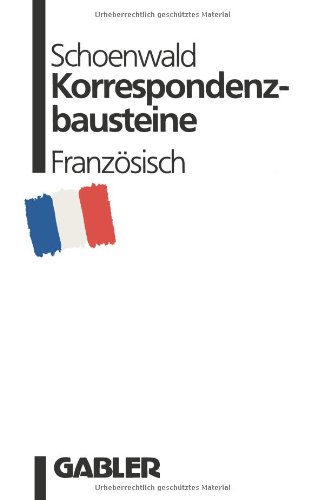 Korrespondenzbausteine Französisch