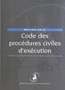 Code des procédures civiles d'exécution : édition 2013