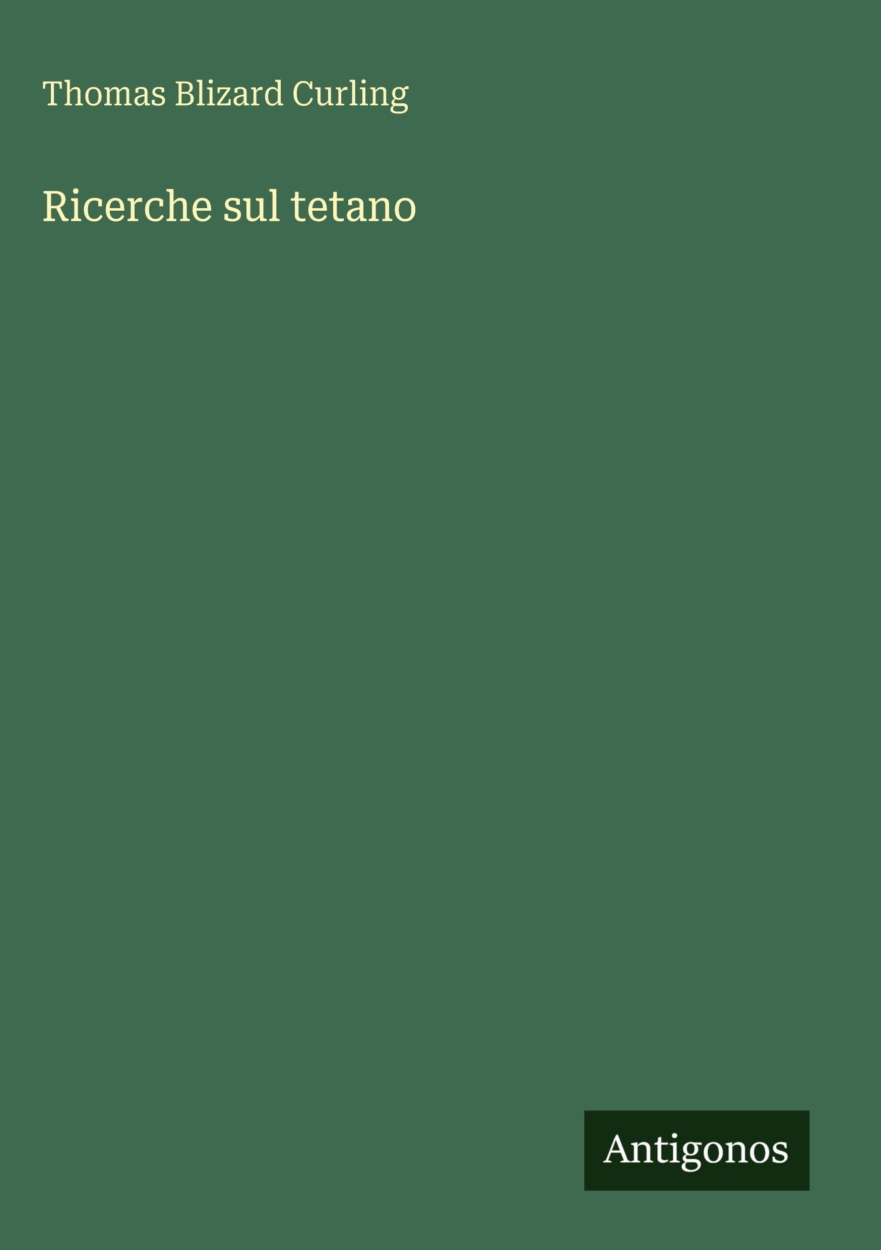 Ricerche sul tetano