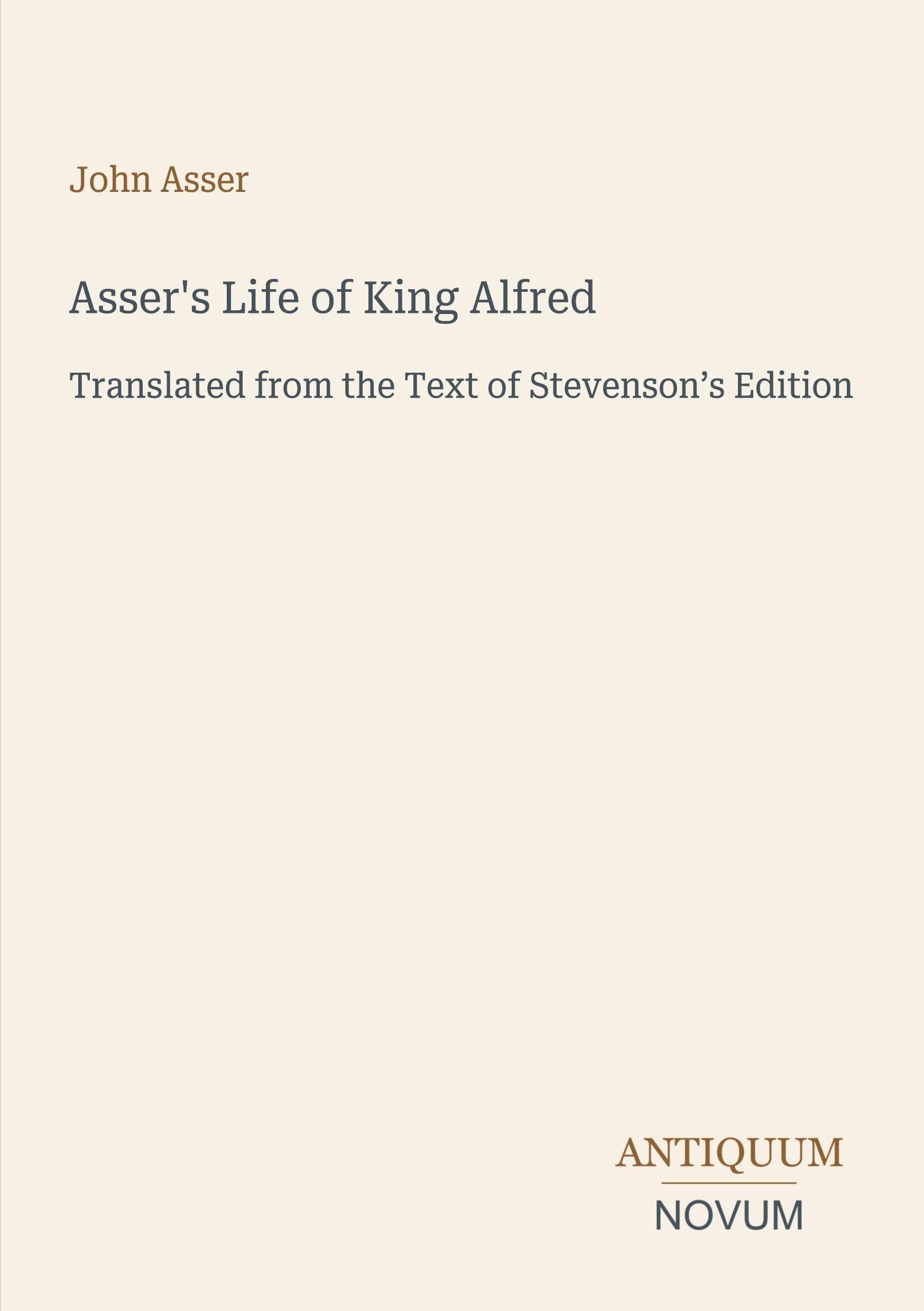 Asser's Life of King Alfred