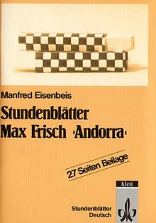 Stundenblätter Max Frisch 'Andorra'