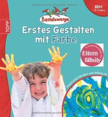 Bastelzwerge Mini - Erstes Gestalten mit Farbe