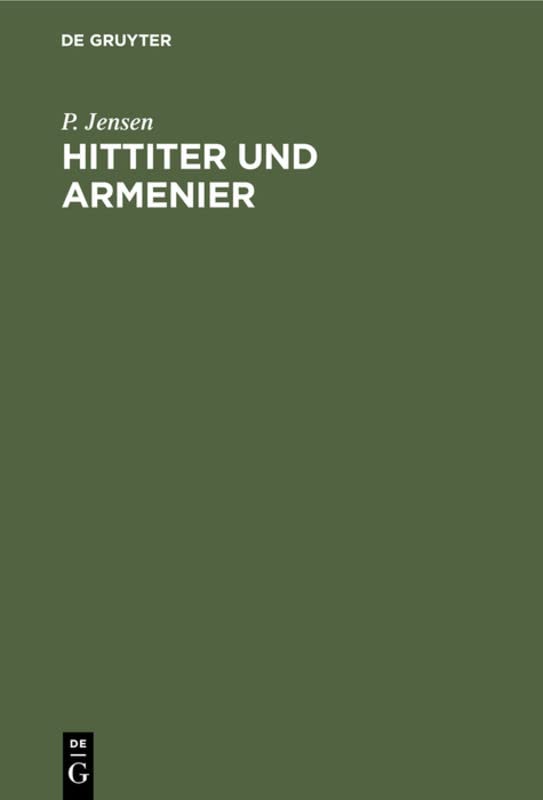 Hittiter und Armenier