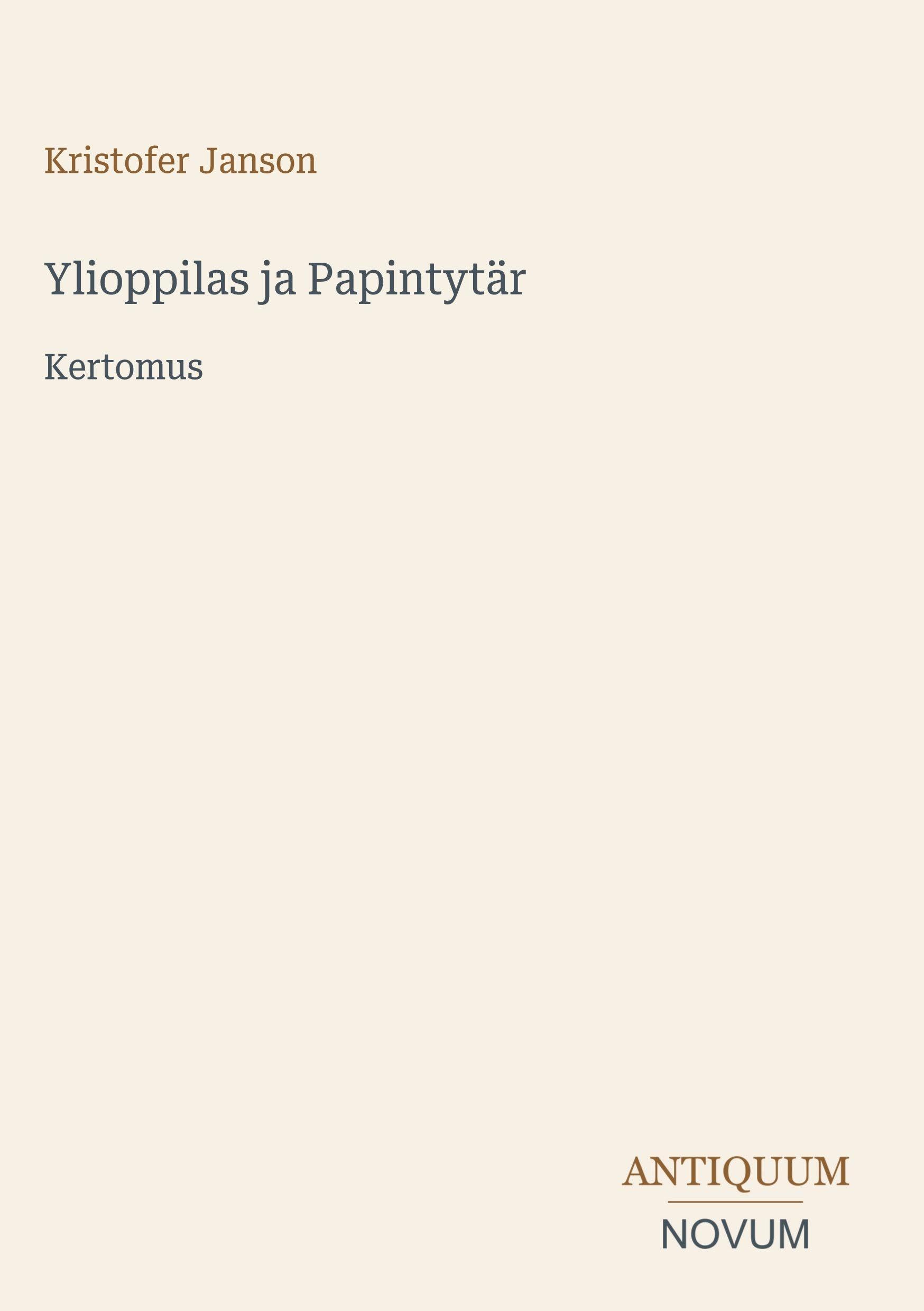 Ylioppilas ja Papintytär