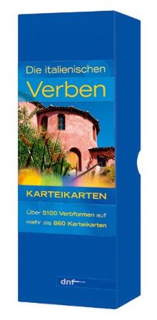 Karteikarten. Die italienischen Verben