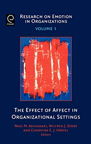 The Effect of Affect in Organizational Settings (Research on Emotion in Organizations)