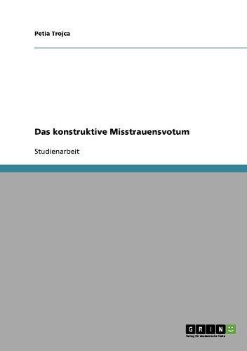 Das konstruktive Misstrauensvotum