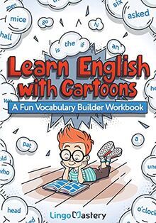 Learn English With Cartoons: A Fun Vocabulary Builder Workbook