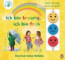 Deine-meine-unsere Welt - Ich bin traurig, ich bin froh: Das sind meine Gefühle - Pappbilderbuch mit Holz-Emojis ab 3 Jahren (Die Deine-meine-unsere-Welt-Reihe, Band 1) von Edwards, Nicola | Buch | Zustand gut