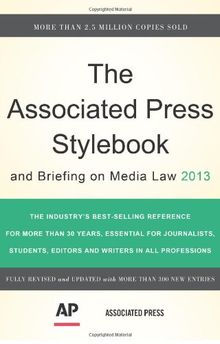 The Associated Press Stylebook 2013 von Associated Press | Buch | Zustand sehr gut