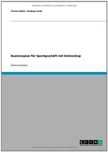 Businessplan für Sportgeschäft mit Onlineshop