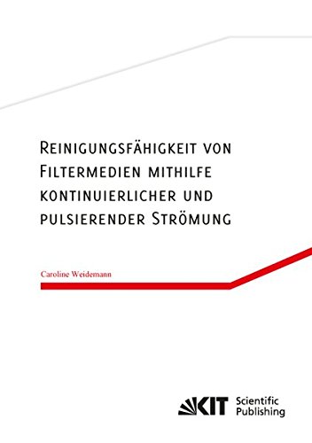 Reinigungsfaehigkeit von Filtermedien mithilfe kontinuierlicher und pulsierender Stroemung
