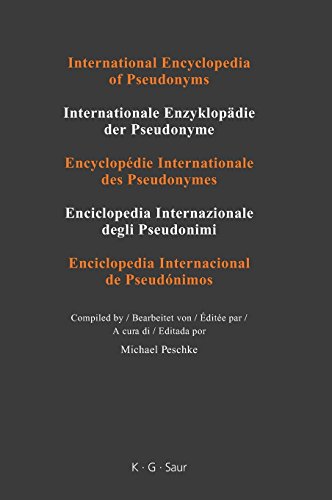 International Encyclopedia of Pseudonyms. Pseudonyms / Mario – Prevostito