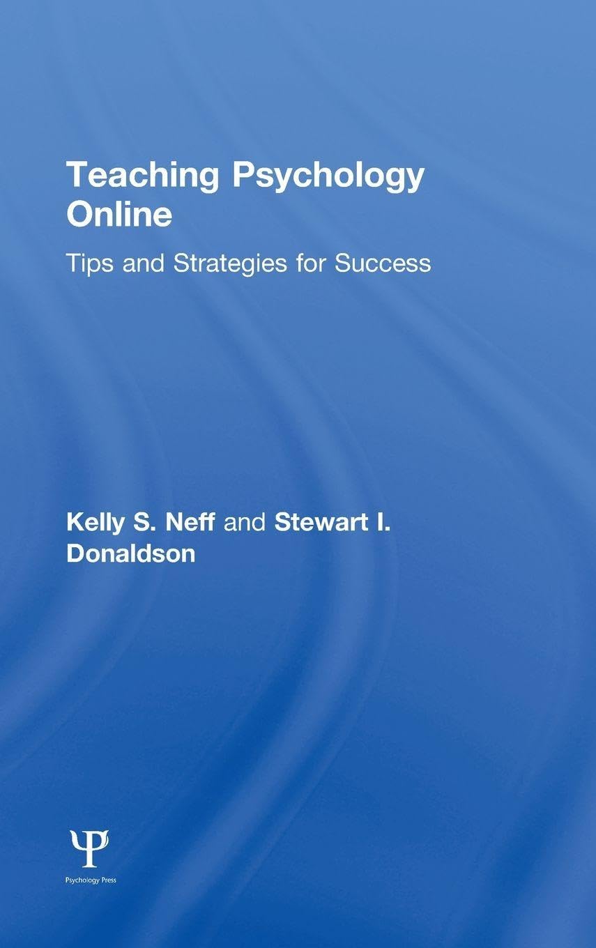 Teaching Psychology Online: Tips and Strategies for Success