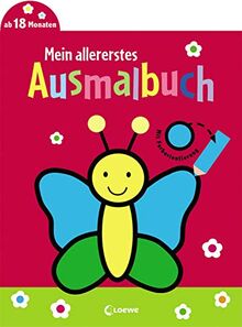 Mein allererstes Ausmalbuch (Schmetterling): Malbuch für Kinder ab 1 Jahr / 18 Monate / 2 Jahre